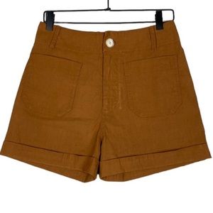 Anthropologie Collette Shorts in Bronze size 28